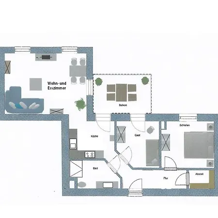 Apartment Wilhelmine Borkum